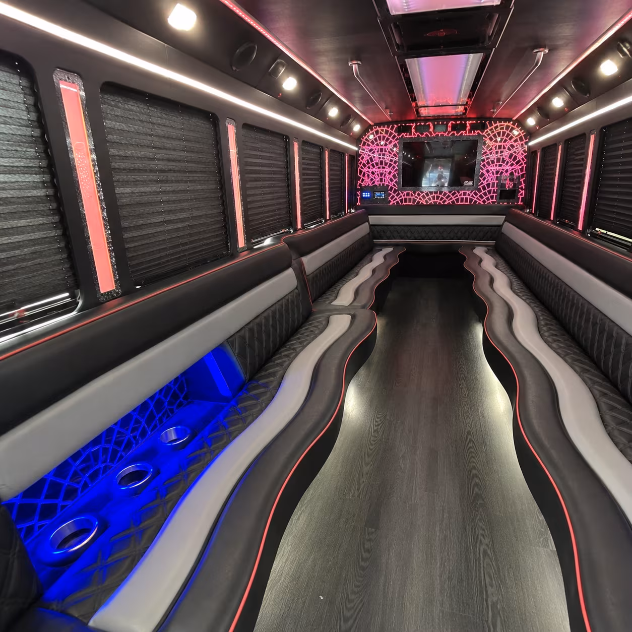 browse party buses and charter buses in every size for your midwest city wedding