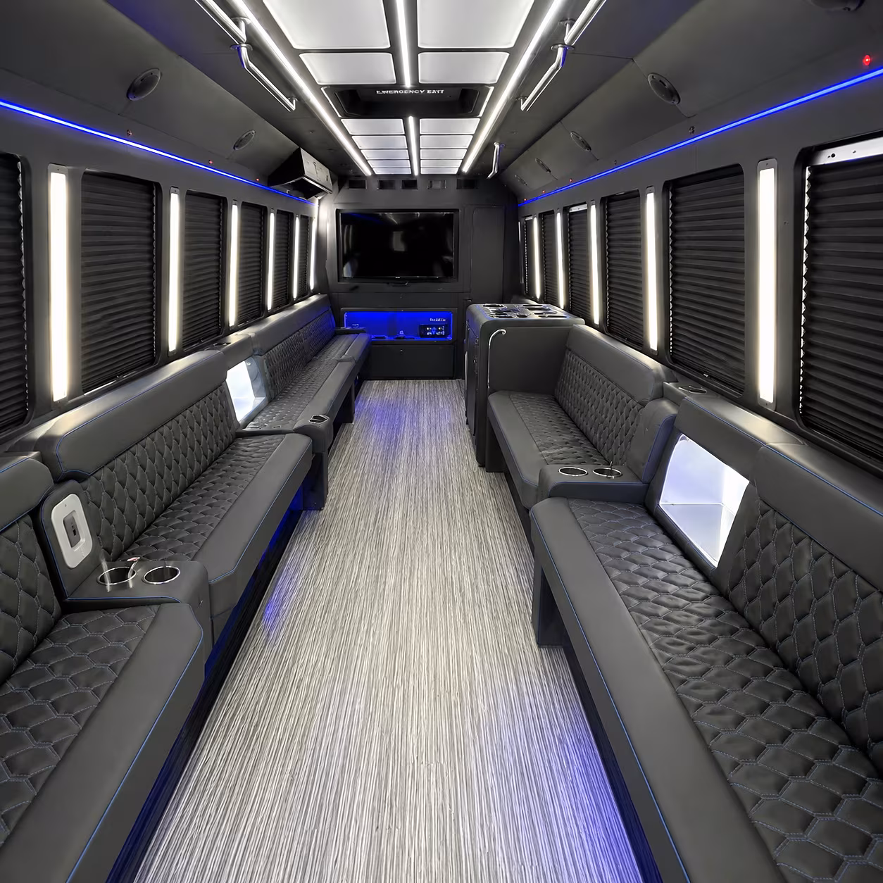 midwest city holiday party bus rental