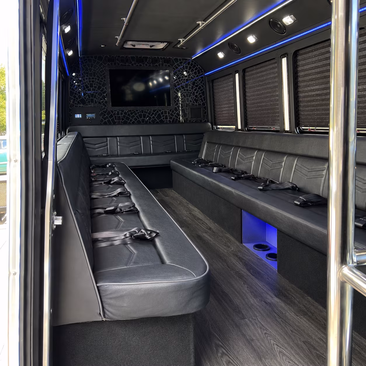 midwest city night on town party bus rental