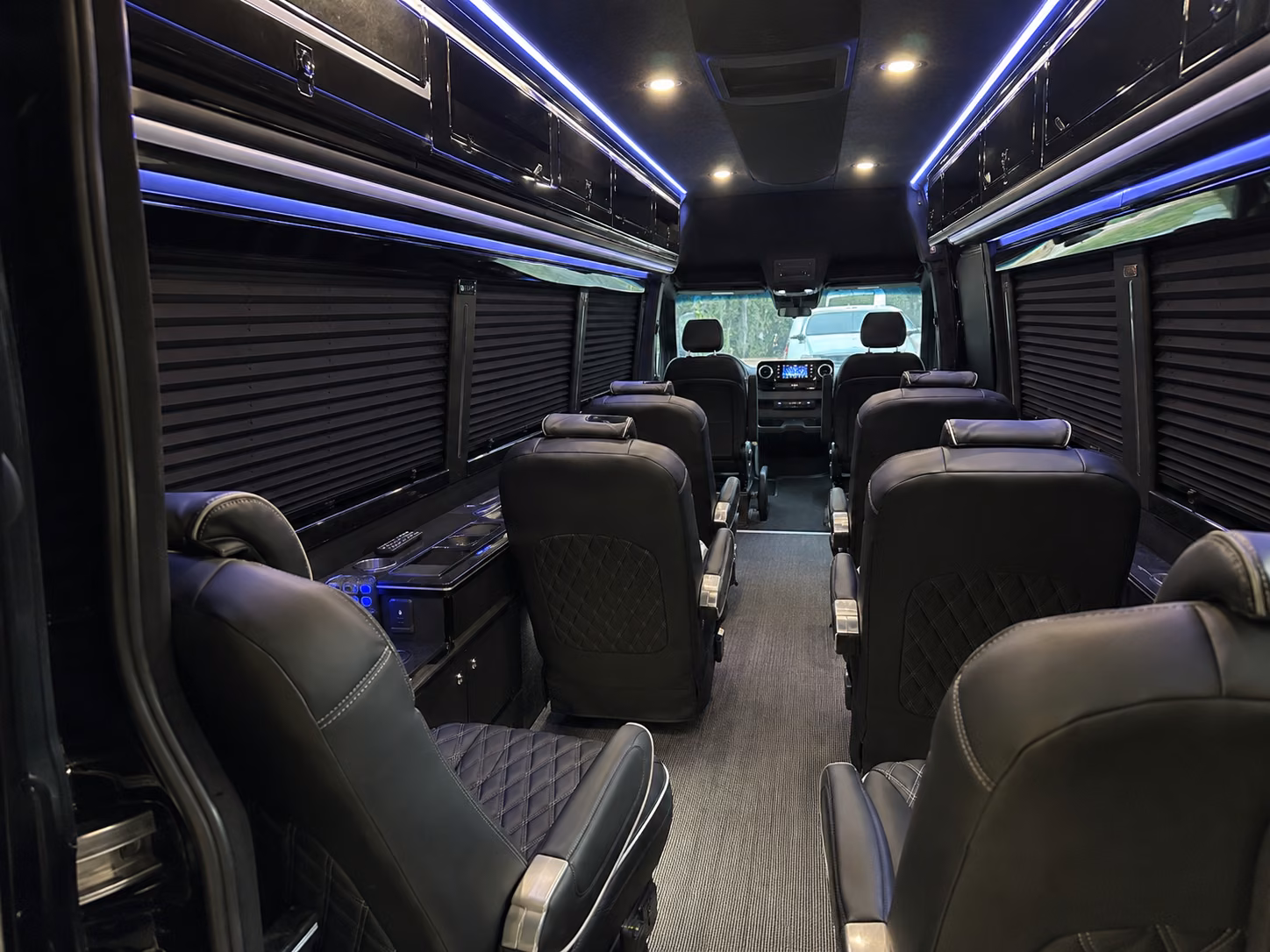 midwest city sporting event transportation onboard seating