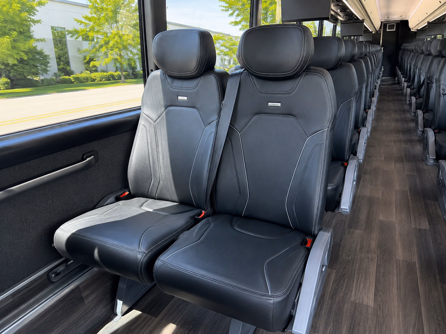 midwest city wedding transportation onboard seating