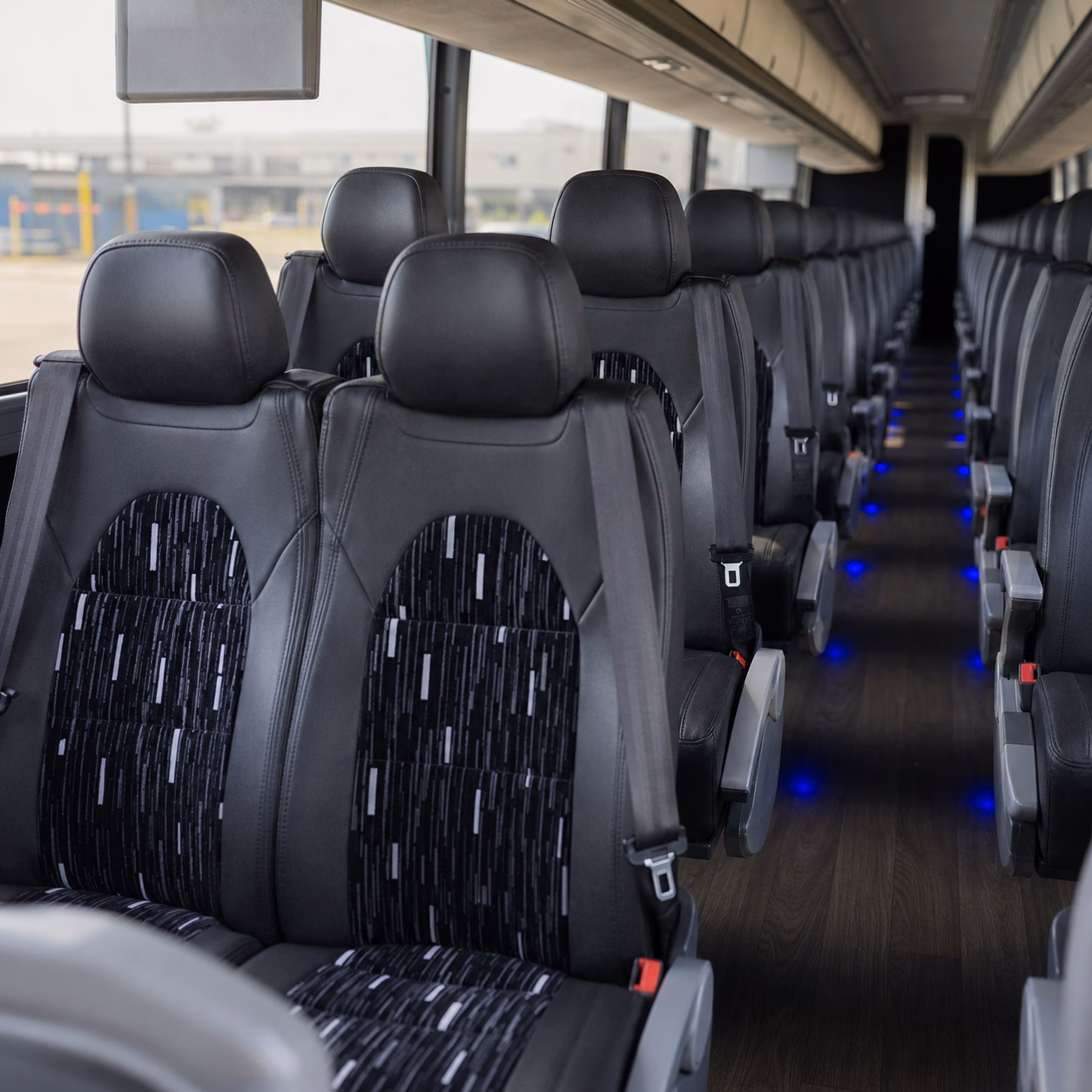 tulsa charter bus interior gallery