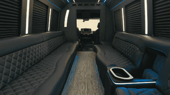 24 Passenger Limousine Bus Interior