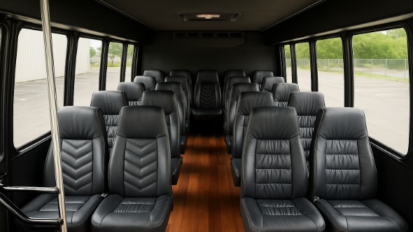 28 passenger minibus interior
