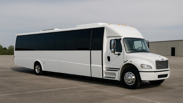Exterior of Charter Bus Company Wichita's 28 Passenger Mini bus in Wichita