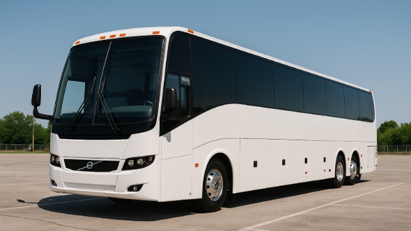 Exterior of Charter Bus Company Oklahoma City's 54 Passenger Charter Bus in Oklahoma City
