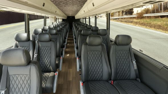 midwest city 30 passenger minibus inside
