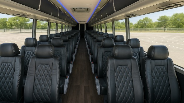 midwest city 54 passenger charter bus rental