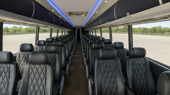 midwest city 56 passenger charter bus rental