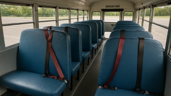 midwest city school bus rental inside